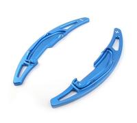 PQAIECXD Q Compatible with BMW for M5 F10 M3 F80 M4 F82 F83 2014 2015 2016 2017 Car Steering Wheel Shift Paddle Shifter Extension Car Universal Picks(Blue)