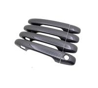 PQAWSFR Car Door Handle Cover Trim Compatible with for Wish for AE20 2010 2011 2012 2013 2014 2015 2016 2017 Car Door Handle Cover Pad Sticker Overlay Styling