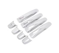 PQAWSFR Exterior Door Handle Cover Compatible with for Explorer 2011-2018 Door Handle Cover Chrome Side Trim Protection Cap Sticker Accessories Car Styling