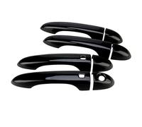 PQAWSFR Exterior Door Handle Cover Compatible with Maserati for Ghibli Sedan 2014 2015 2016 2017-2023 Door Handle Cover Trim ABS Glossy Black 1 Set for Smart