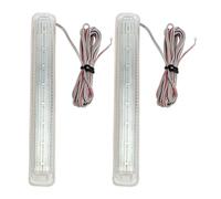 PQAWSFR Side Rearview Mirror Lamp Compatible With For A6 1996-2016 12V Car Rear View Mirror Lights Turn Signal Lamps Strips Lateral Off Road Automotive Indicator Side Marker