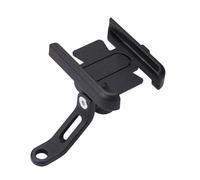 PQCORBE For A&prilia SRMAX300 SRMAX250 300 GPR150 GPR125 Motorcycle Mobile Phone Holder GPS Navigation Mounting Bracket Support Rod Bracket(Mirror holder Black)