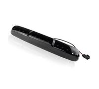 PQCORBE For GMC For Sierra 1500 2500 3500 HD 2007 2008 2009 2010 2011 2012 2013 2014 Third 3rd Brake Light High Mount Rear Cargo Stop Lamp Brake Tail Light(Black Lens)