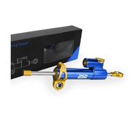 PQCORBE For KAWASAKI For NINJA 250 Z250 Z250SL 2019-2023 2022 2021 2020 2019 2018 CNC Motorcycle Adjustable Steering Damper Stabilizer Steering Damper(Z250 Gold Blue)