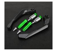 PQCORBE Motorcycle Handlebar Grips Guard Brake Clutch Levers Protector Handguard for Yamaha FZ07 FZ09 FZ1 FZ6 FZ8 FZ10 FZ150 FZ16 FZ25 Handlebar Protector(Green)