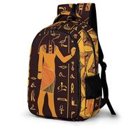 PQERFOSJD Travel Backpack Unisex Daypack Shoulder Bags Egyptian Hieroglyphs Bookbag For Boys And Girls