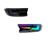 PQETVVC Instructions Compatible With For Accord 2018-2022 Car Tail Light Assemblies RGB 10th Auto Fog DRL Brake Turn Signal Lamp Plug And Play