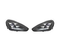 PQETVVC Lighting Compatible With Porsche For Cayenne 958 2011-2018 Upgrade 2024 For Matrix Style Turn Signal HeadLamp Angel Eye Projector Lens 2pcs