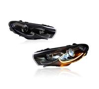 PQETVVC Lighting Compatible With VW For Scirocco Headlight 2009-2016 Car Projector Headlamps Dynamic Turn Signals Accessories 2pcs