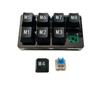 PQIQP Replaceable Mechanical Keycaps for IC-705 IC-7610 External Memory Keypad Black