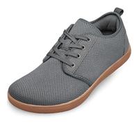 PQKDM Barefoot Shoes Mens Womens Trainers Minimalist Shoes Wide Toe Box Barefoot Running Shoes Zero Drop Trail Running Trainers Unisex Walking Outdoor Grey Size 13