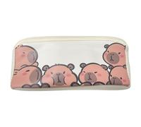 PQKL-party Capybara Pencil Case, Capybara Pencil Case, Cute Stationery Big Pencil Case, Things Gift for Teenagers