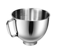 PQPO Stainless Steel Mixer Bowl for Kitchen aid 4.5-5Quart Stand Mixer, Compatible with Kitchen aid Mixer Accessories