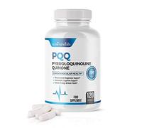 PQQ Max 20mg, 120 Capsules - Pyrroloquinoline Quinone - Promotes Mitochondrial Biogenesis, Energy Optimize | Plant Extract - Powerful & 100% Natural Supplement