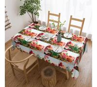 PQruop Gingerbread Man Candy Print Elegant Rectangular Tablecloth,Perfect For Dining,Picnic,Fireplace,And Party Tables