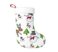 PQruop Merry Christmas Happy Print Luxury Christmas Stockings,Cute And Unique Decorative Stockings For Home,Farmhouse Decor