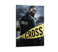 PQSDSLCX Detective Cross Poster Poster Decorative Painting Canvas Wall Posters And Art Picture Print Modern Family Bedroom Decor Posters 16x24inch(40x60cm)