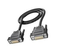 PQSIBBG DB15 Cable DB15 Female to Male Data Transfer Cable Double Layer Shielding Metal Braide and Aluminum Foil Protections