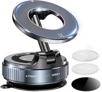 PQWERNG Retractable Vacuum Cell Phone Holders ，for BMW 5 Series GT 2014-2017, Magnetic Phone Holder, Suction Phone Mount 360° Rotatable, Foldable & Adjustable，for All Phones