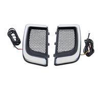 PQWJDSFA Turn Signal Light Dynamic Lower Fairing Insert For Harley Touring Street Glide Road Electra Ultra Classic 2014-UP