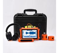 PQWT Underground Water Leak Detectors for Home PQ125A Wall Pipe Water Leakage Detection with Touchscreen Earphone and Carrying Case Multi Sensor Acoustic Pipeline Sound Intensifier