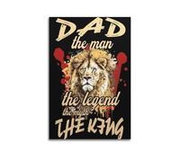 PQWWFDVX Dad He And The Legend of Man King Poster Poster Decorative Painting Canvas Wall Posters And Art Picture Print Modern Family Bedroom Decor Posters 20x30inch(50x75cm)