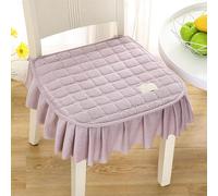 PQXQZ Dining Chair Covers Removable Washable Slipcover Corduroy Chairs Protector Kitchen Chair Cover for Dining Room Home Holiday Party Decor(Pink)