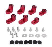 PQY Rear Wing Spoiler Riser Extender Kit Bolt-on Type Compatible with 2013+ Ford Focus ST 4Dr Hatchback 2014 2015 2016 2017 2018 (red)