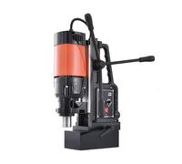 PR-8028RE Speed Regulation Forward Reverse Magnetic Drilling Machine Multi-Functional Magnetic Drill 1680W 0-350r/min Portable Electric Magnetic Drill Press for DIY Use