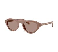 Prada PR B15S 28D02T Woman Sunglasses Acetate Brown Brown Geometric Normal