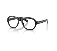 Prada PR C12V 16K1O1 Woman Optical frames Acetate Black Pillow Normal