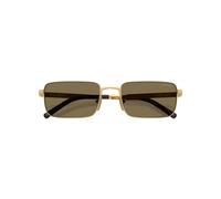 Prada PR D54S 24J90F Man Sunglasses Metal Gold Brown Squared Normal
