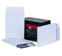 Pr Fabrics Plus Fabric C4 Prestige White 120Gsm Gusset P&s Powertac Pocket Box Of 100 Envelopes