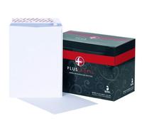 Plus Fabric C4 White Pocket Peel And Seal Envelope with Powertac And Easy Open, 120 gsm, Pack of 250