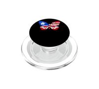 PR Flag Butterfly Heritage Puerto Rico PopSockets PopGrip for MagSafe