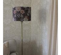 PR Home Amy floor lamp, Dahlia brown/gold, height 150 cm, textile, E27