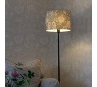 PR Home Amy floor lamp, Dahlia green/black, 150 cm, textile, E27