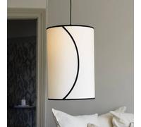 PR Home Ava hanging light, Ø 30 cm, organic cotton, cream