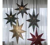 PR Home Capella decorative star, 8-pointed silver 40 cm
