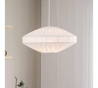 PR Home Edith pendant light, Ø 38 cm, cotton, white