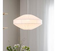 PR Home Edith pendant light, Ø 50 cm, cotton, white