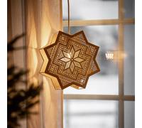 PR Home Elvira decorative star made of metal beige