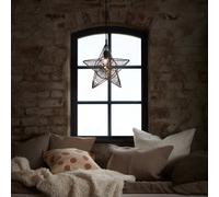 PR Home Regina decorative star metal, beige yarn