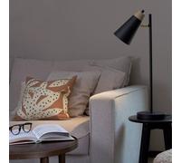 PR Home Vienna table lamp, black, height 64 cm, GU10, metal