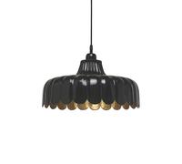 PR Home Wells pendant light, black/gold, Ø 43 cm, metal