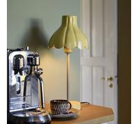 PR Home Wera table lamp, yellow/green, height 47 cm, metal