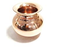 PR INTERNATIONAL Copper Kalash Lota, Copper Lota, Tamba Ka Lota for Drinking Water, Lota for Diwali, Pooja, Festival, Home Decoration