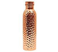 PR INTERNATIONAL Pure Copper Hammered Water Bottle with Lid 750ML