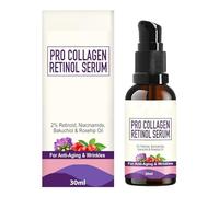 Pr.o Collagen Retinol Serum - For Anti-Aging, Skin Firming & Plumping Skin - With 2% Retinoid, Niacinamide, Shea Butter & Rosehip - 30 ml, Off White