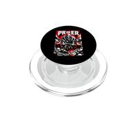 PR or ER Grim Reaper Gym Meme Weightlifting Skeleton PopSockets PopGrip for MagSafe